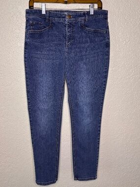J. Jill Smooth Fit Blue Denim Ankle Length Classic Jeans Women's Size 10